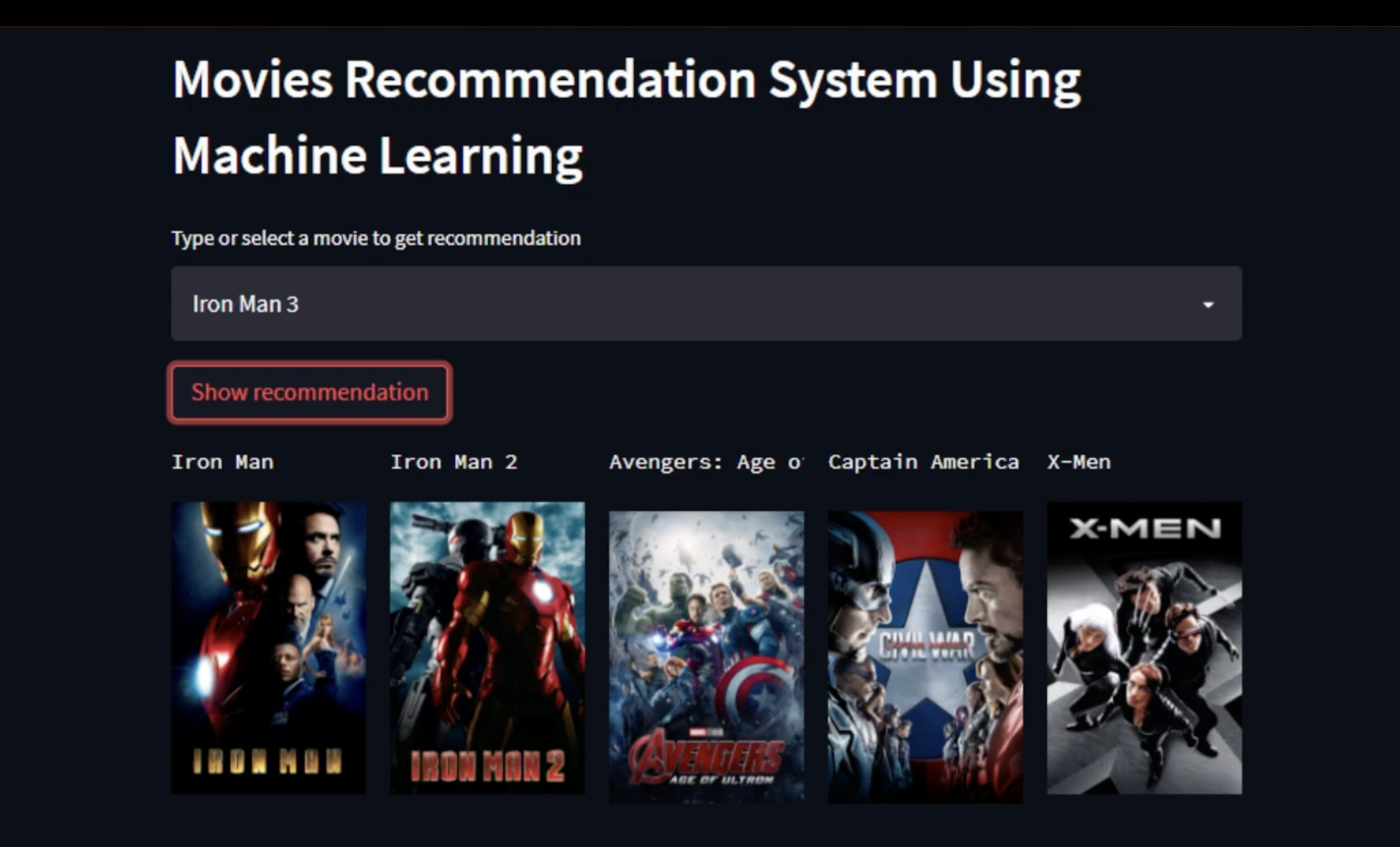 Movie Recommendation System